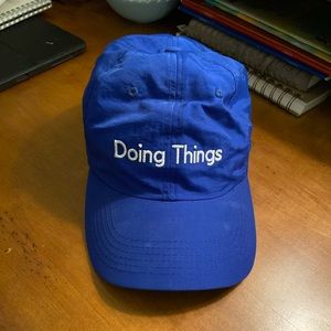 Doing things hat